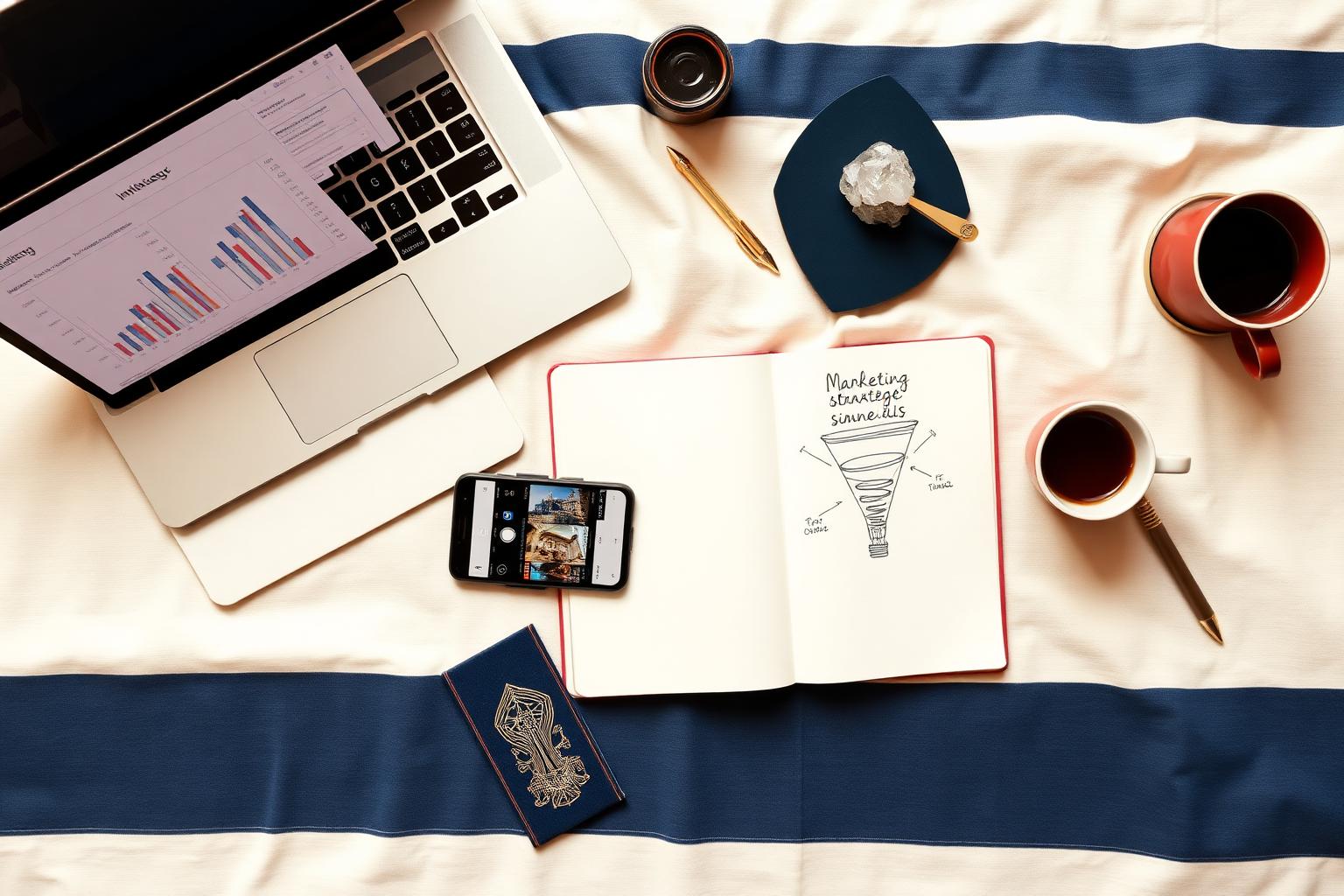 Estrategia de marketing digital y embudo de conversión